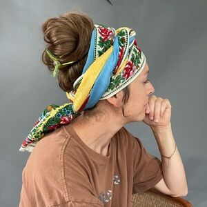 100% wool scarf / head-wrap made exclusively for the Metropolitan Museum of Art